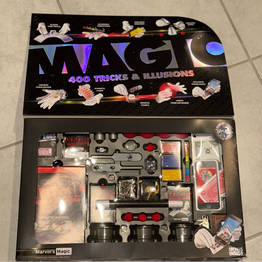 MARVINS Magic 400 Tricks & Illusions‎ New in Box
